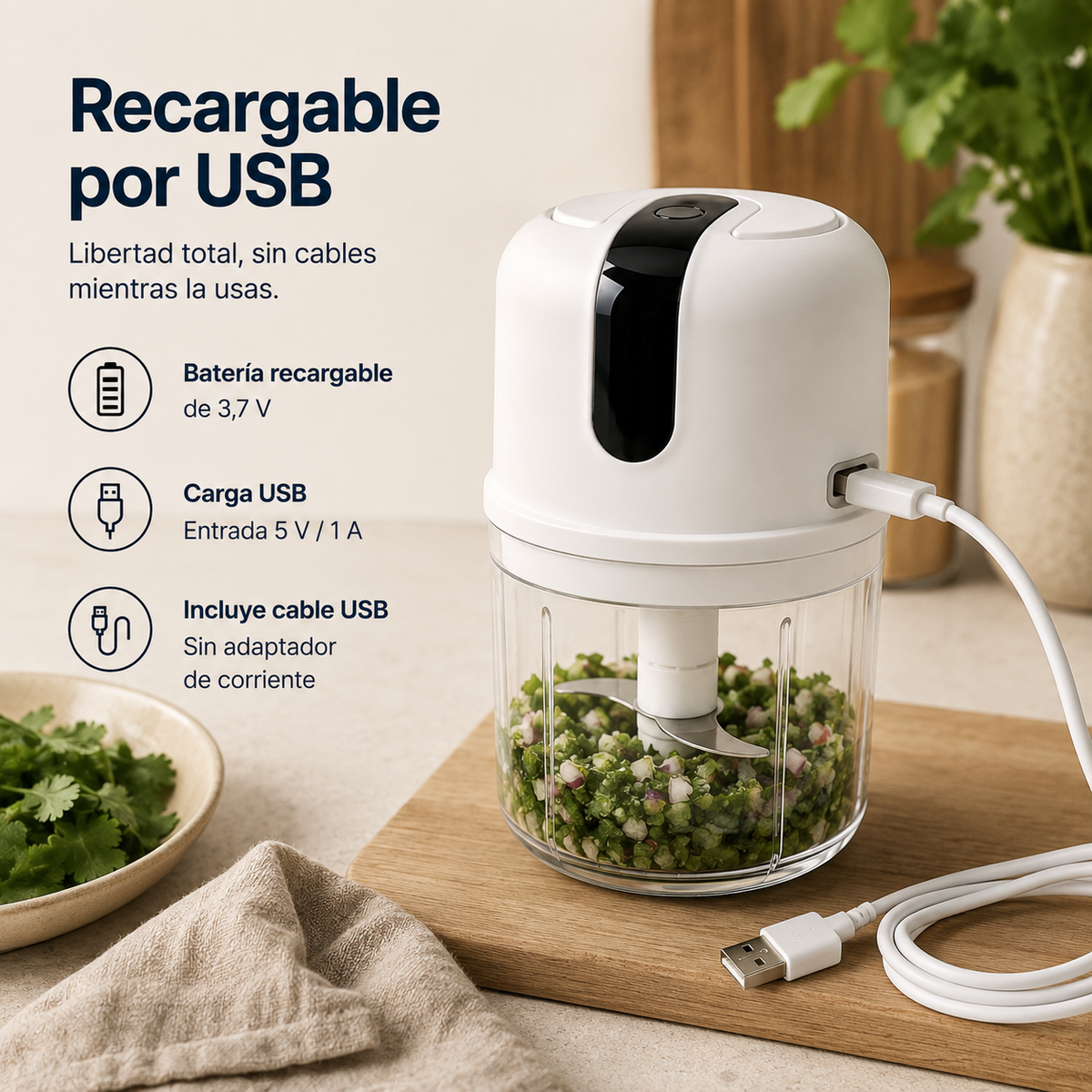 Picaflash — Picador Eléctrico de Alimentos