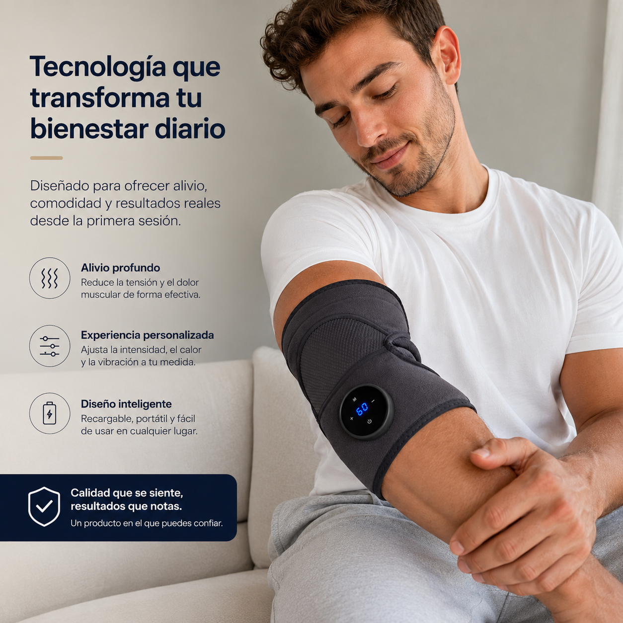 Masajeador Térmico Inteligente 3 en 1